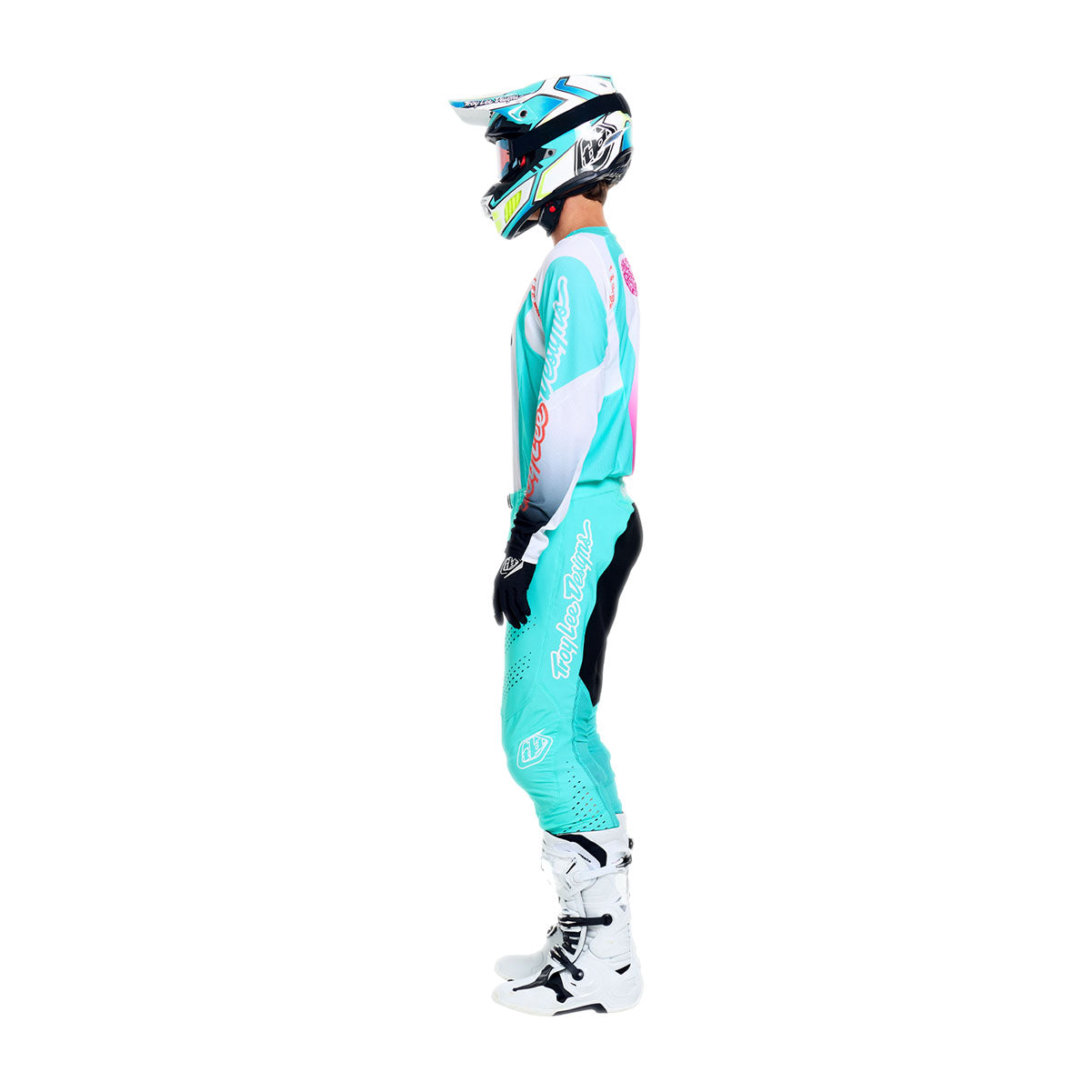 Jersey Troy Lee Designs Se Pro; Sever White / Teal