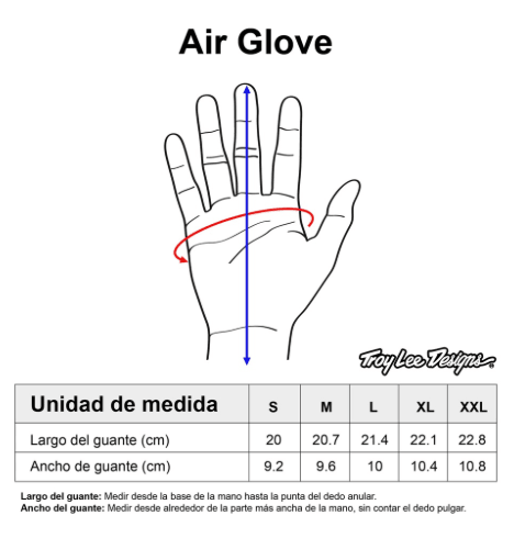 Guantes Air Glove Navy Troy Lee