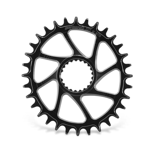 Plato Garbaruk Shimano Ovalado Negro