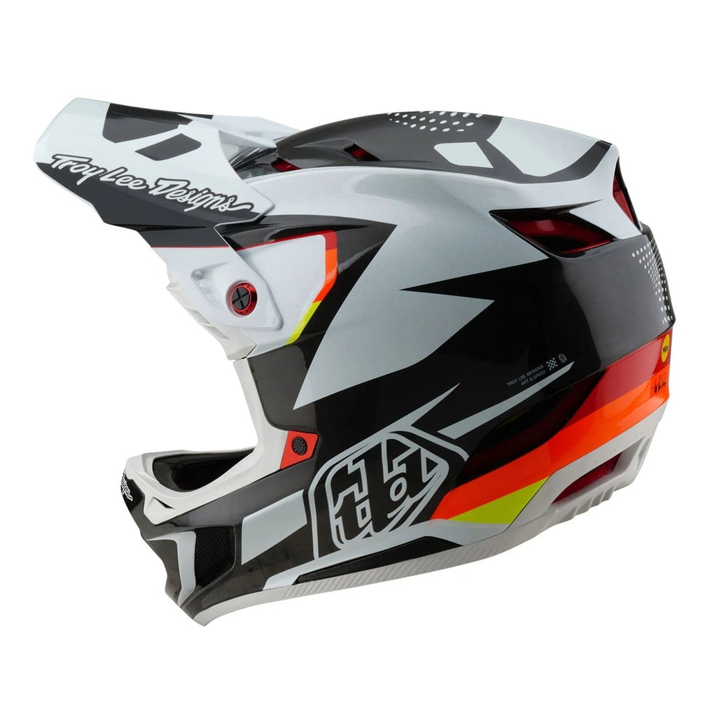 D4 Carbon Helmet; Optic Black Fullface