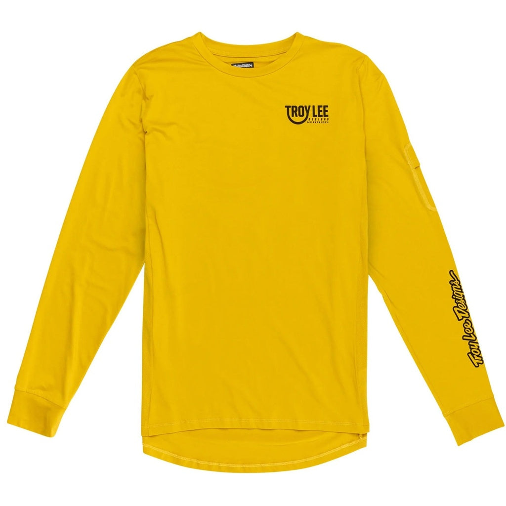 Ruckus Long Sleeve Ride Tee; Eyez Safron