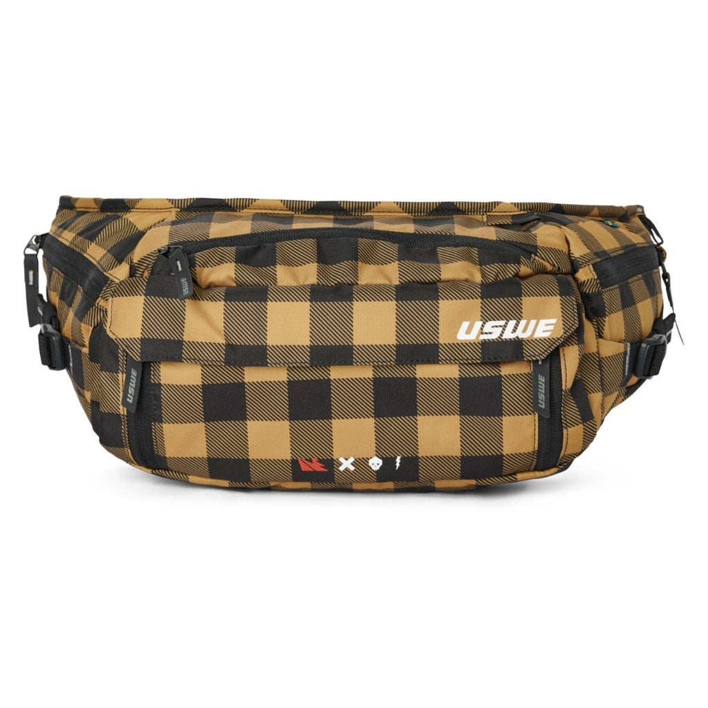 Cangurera WAIST 2 HIP PACK, FLANNEL Black/Bronze uswe