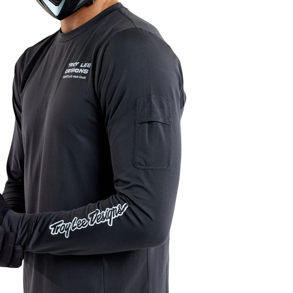 Playera Ruckus Long Sleeve Ride Tee; Factory Carbon TROY LEE