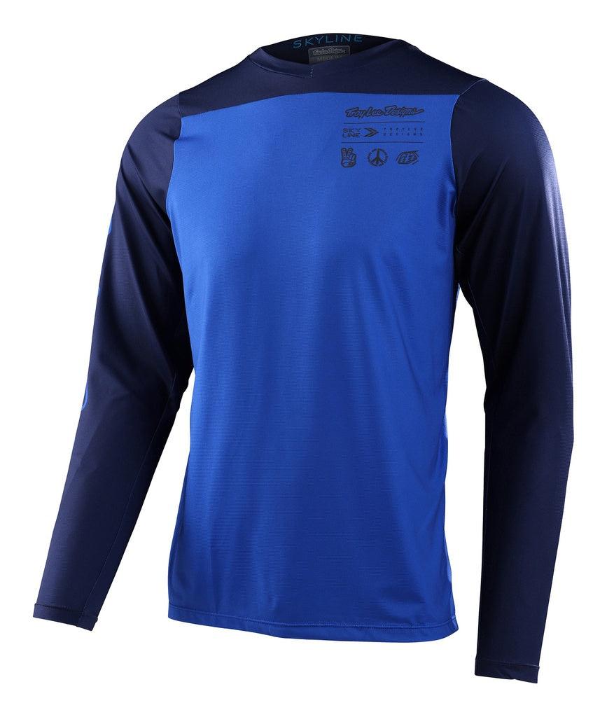Skyline Ls Jersey Mono True Blue