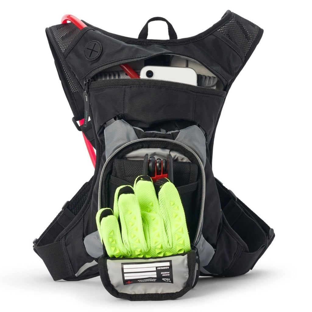 Mochila de hidratación Moto Hydro 3, Carbon Black Uswe