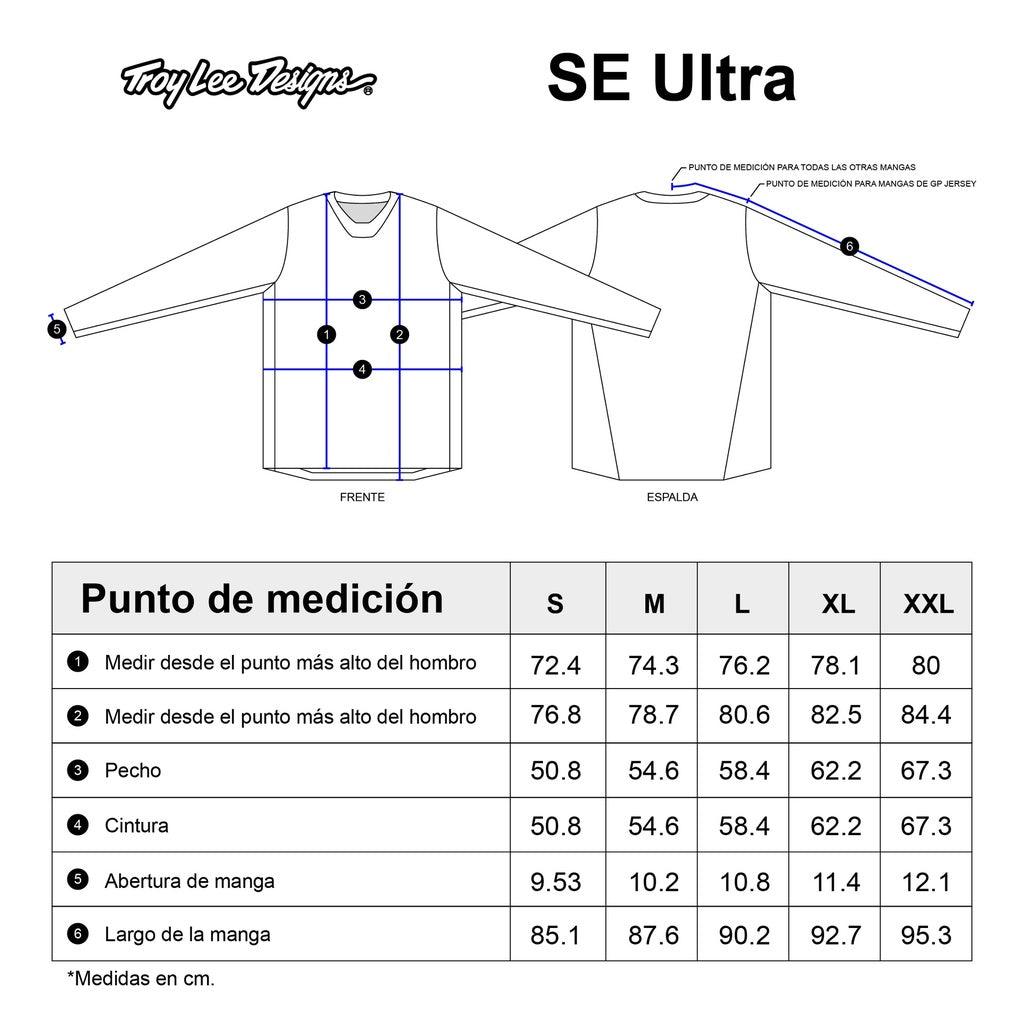 Se Ultra Jersey Reverb Black / Glo Red Troy Lee