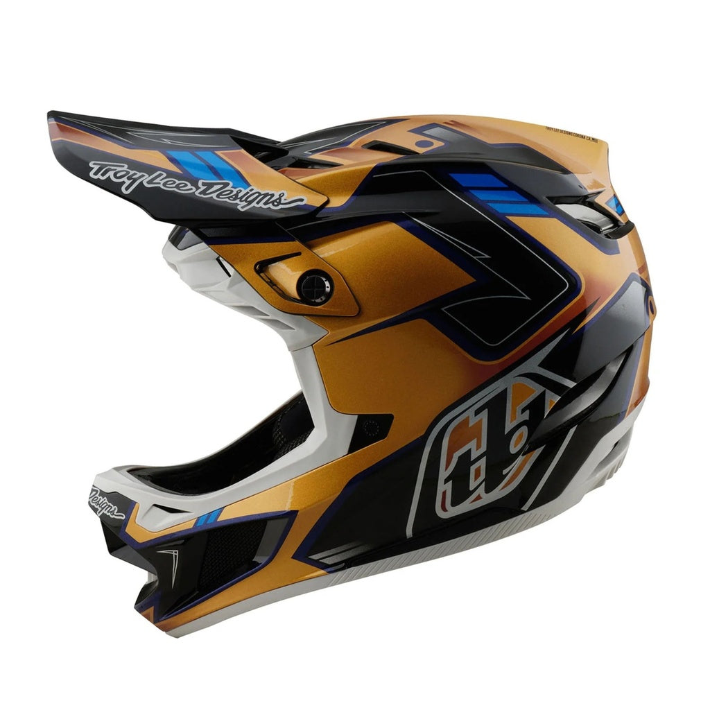 D4 Composite Helmet; Royalty Black / Gold