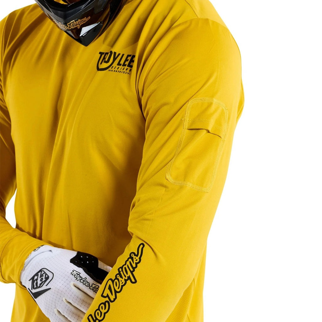 Ruckus Long Sleeve Ride Tee; Eyez Safron