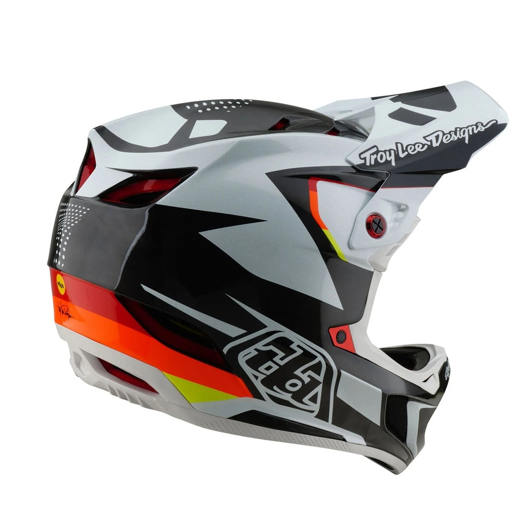 D4 Carbon Helmet; Optic Black Fullface