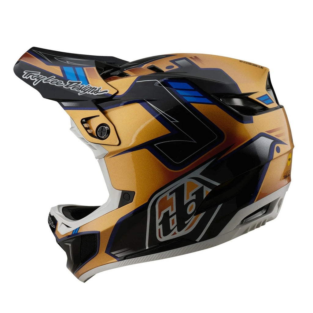 D4 Composite Helmet; Royalty Black / Gold