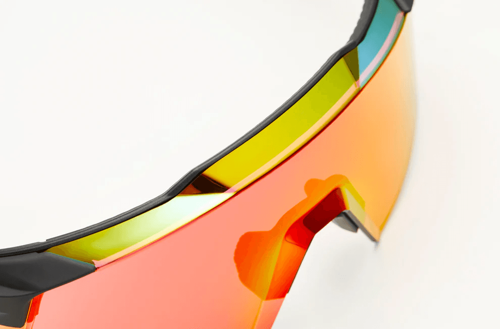 Lentes AEROCRAFT - Soft Tact Black - HiPER Red Multilayer Mirror