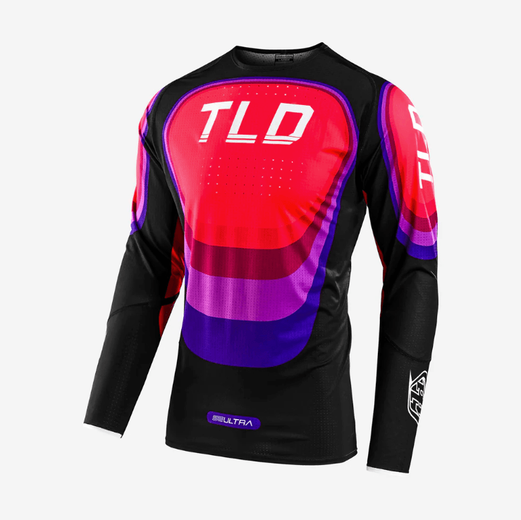 Se Ultra Jersey Reverb Black / Glo Red Troy Lee