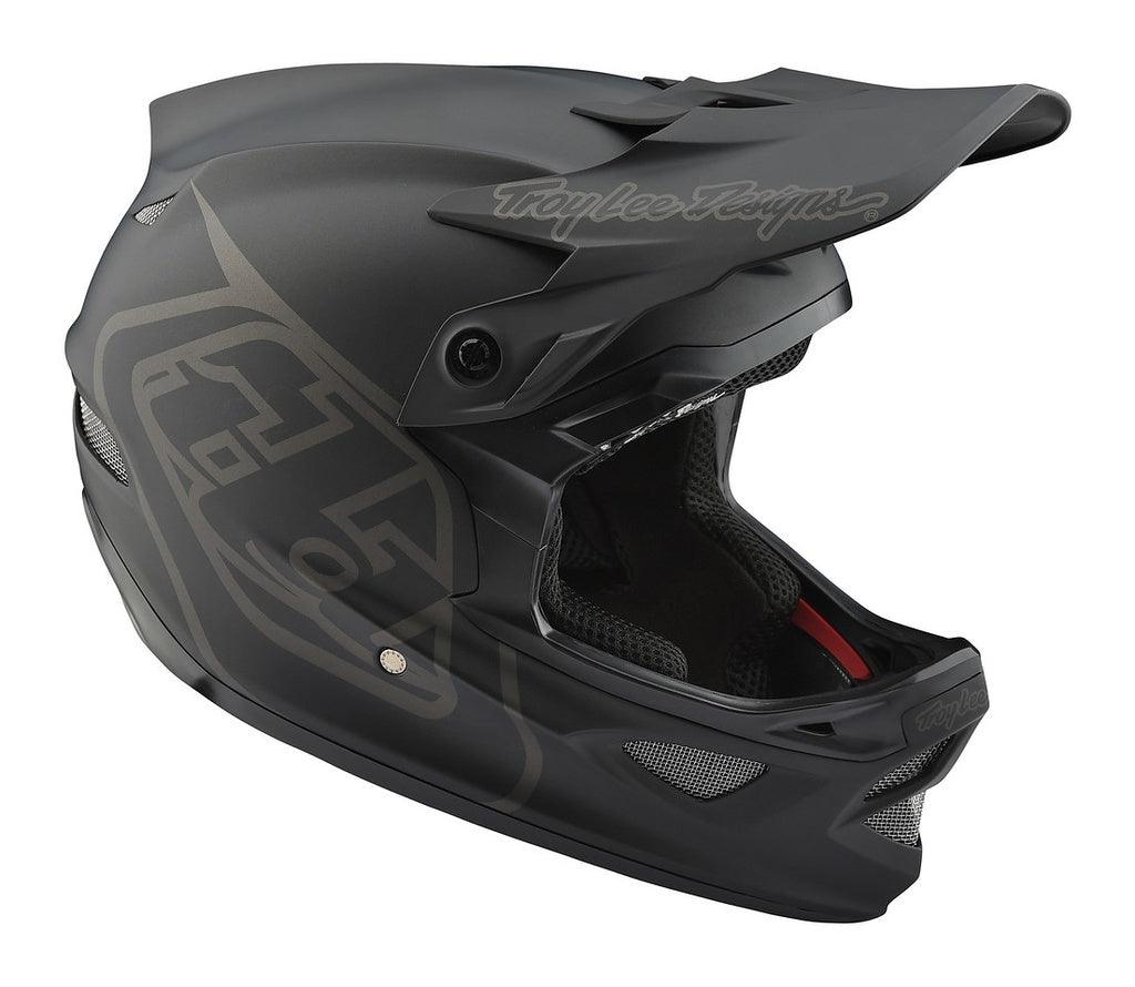 Casco Troy Lee D3 Fiberlite Mono Black FullFace