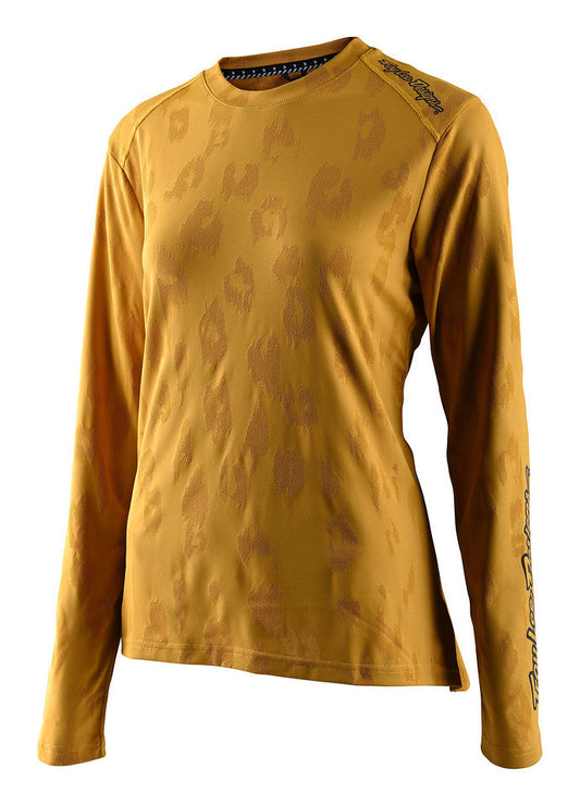 Jersey para mujer Troy Lee Designs Lilium manga larga MTB Jacquard Honey