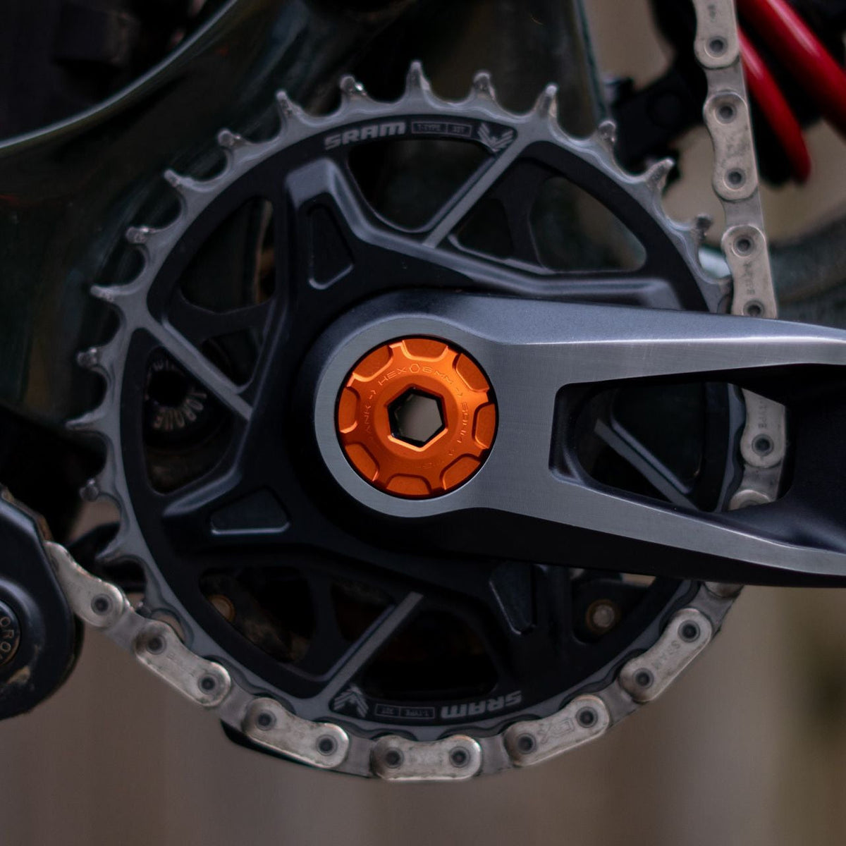OAK Crank Ejecter Cap Naranja