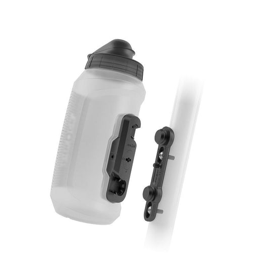 FIDLOCK TWIST SET anfora 750 compact + base para bicicleta · Transparente