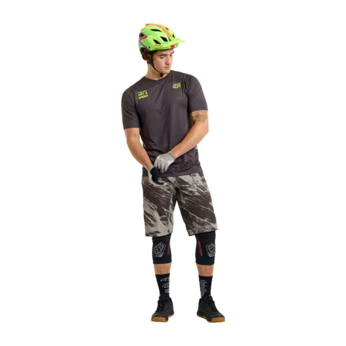 Jersey Troy Lee Designs Skyline SS; Elemental Dark Earth