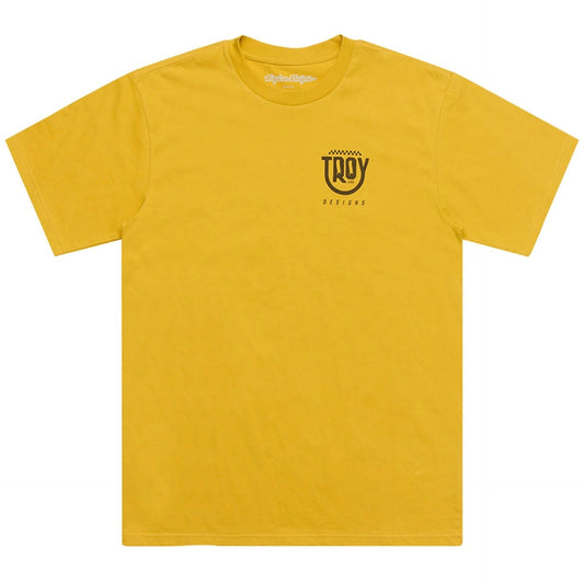 Playera Manga Corta Troy Lee Designs Smiley Gold