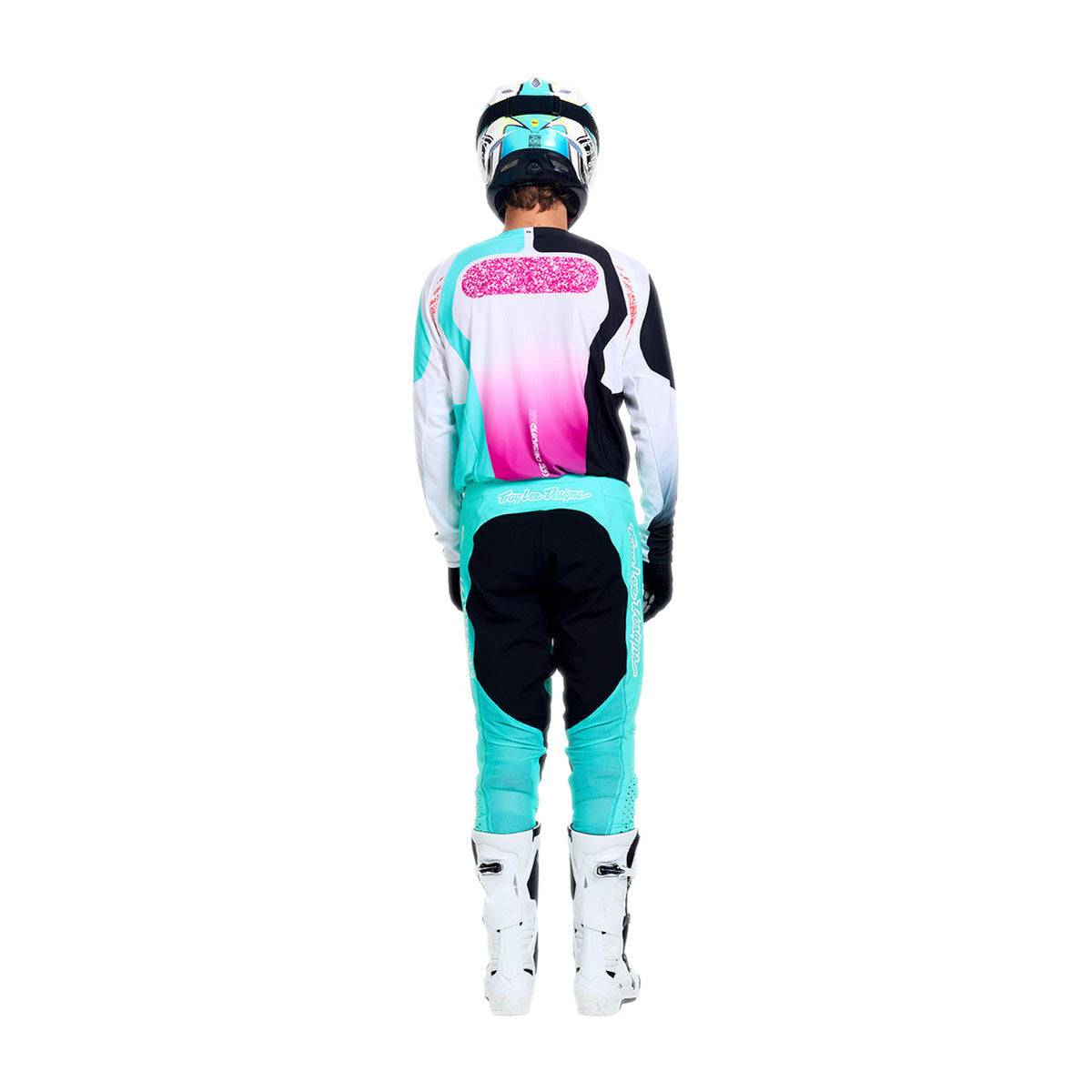 Jersey Troy Lee Designs Se Pro; Sever White / Teal