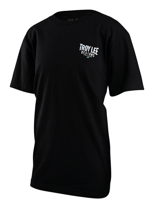 Playera para niño Troy Lee Designs Carb Manga Corta Black