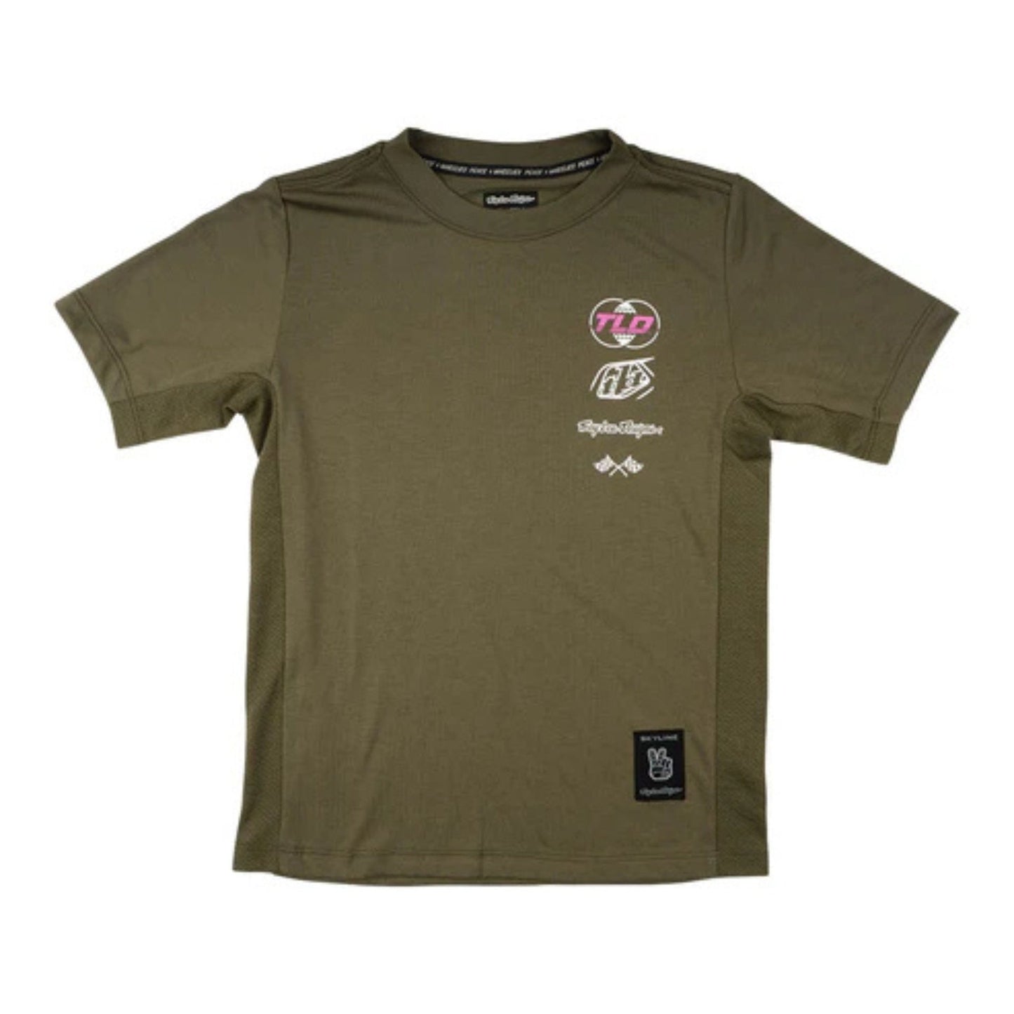 Camiseta para niño Manga Corta Skyline Ride Troy Lee Designs Worldwide Caper