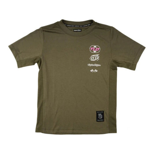 Camiseta para niño Manga Corta Skyline Ride Troy Lee Designs Worldwide Caper