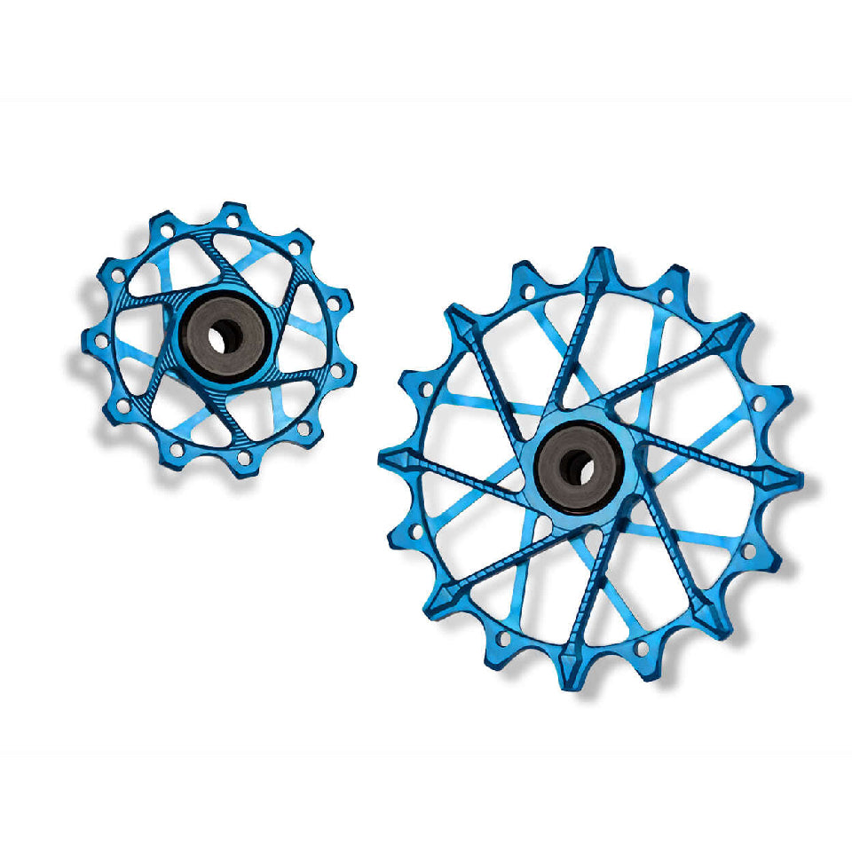 Poleas Garbaruk para Shimano 11T+16T (11 vel., jaula Garbaruk)