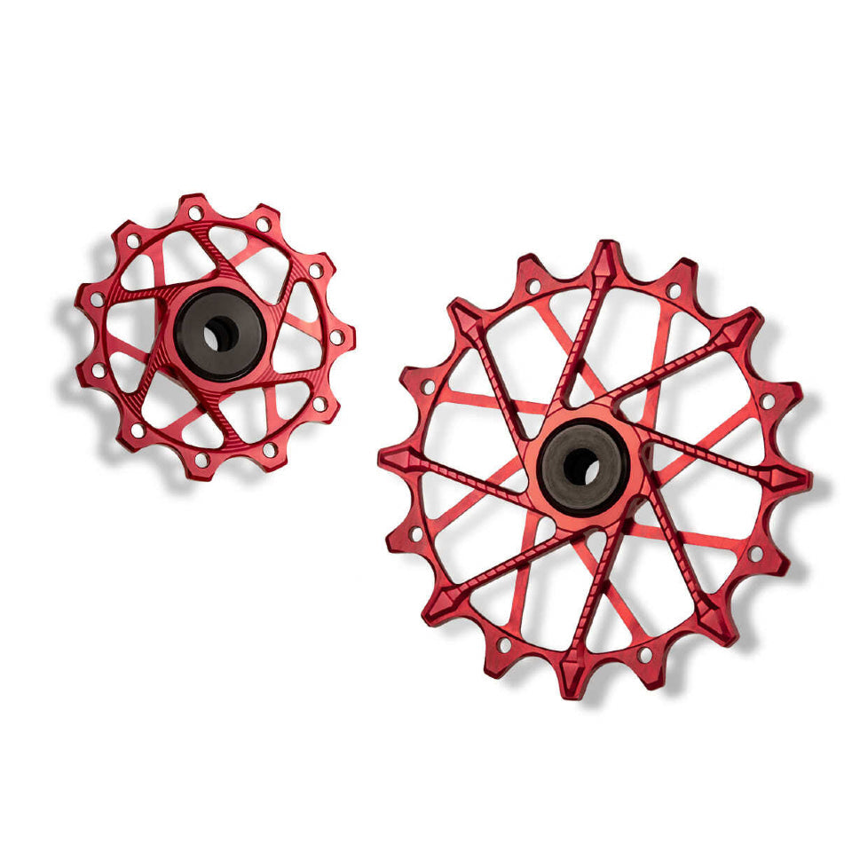Poleas Garbaruk para Shimano 11T+16T (11 vel., jaula Garbaruk)