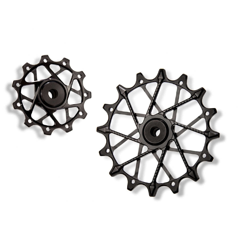 Poleas Garbaruk para Shimano 11T+16T (11 vel., jaula Garbaruk)