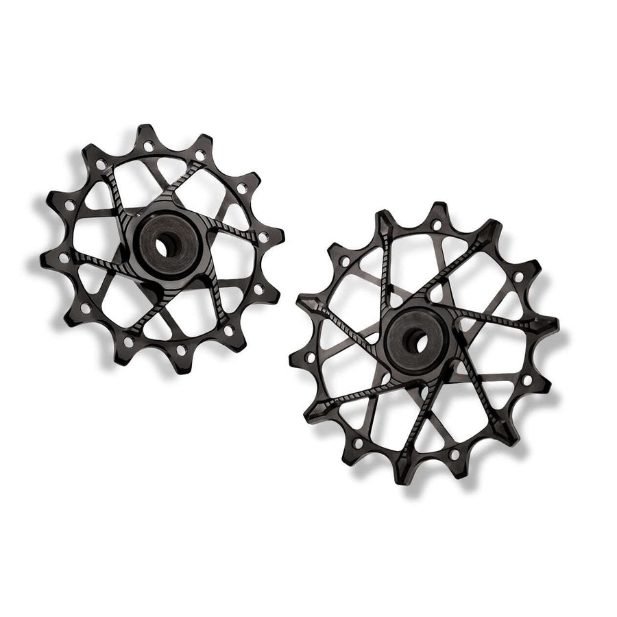Poleas Garbaruk para SRAM 12T+14T (11/12 vel., jaula estándar)