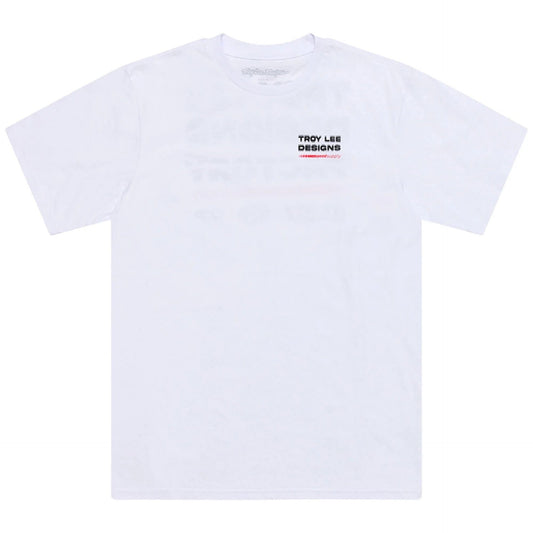 Playera Manga Corta Troy Lee Designs Factory White