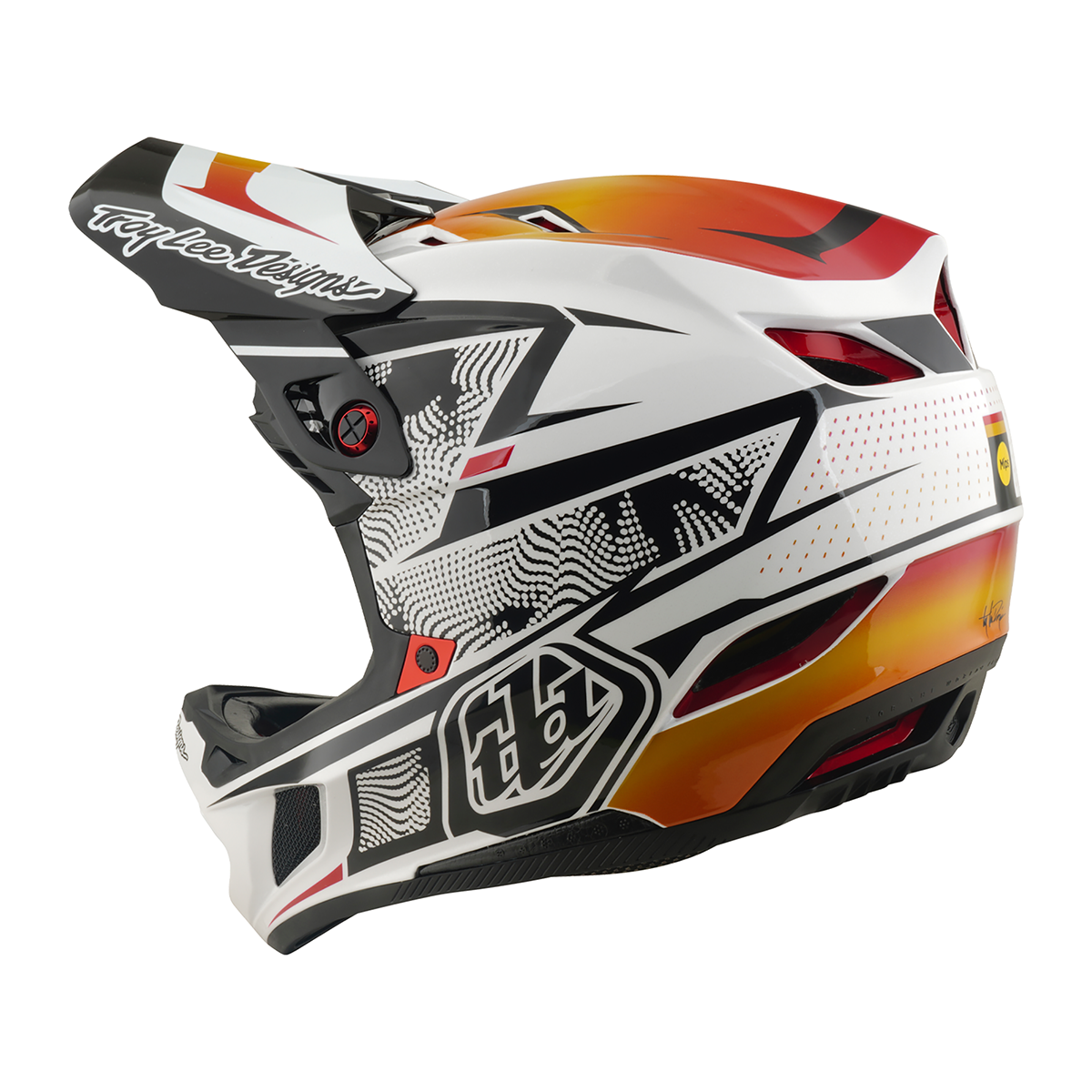 Casco para MTB D4 Composite Lined Up White