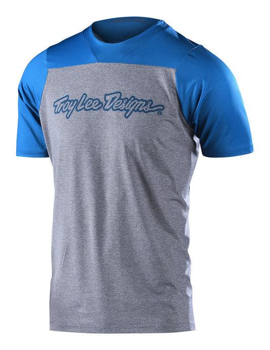 Jersey Troy Lee Designs Skyline Manga Corta Signature Slate Blue