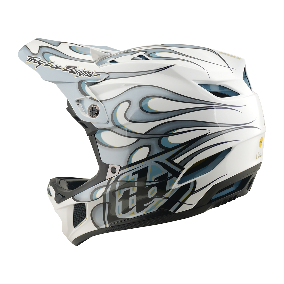 Casco para MTB D4 Composite Torched White / Silver