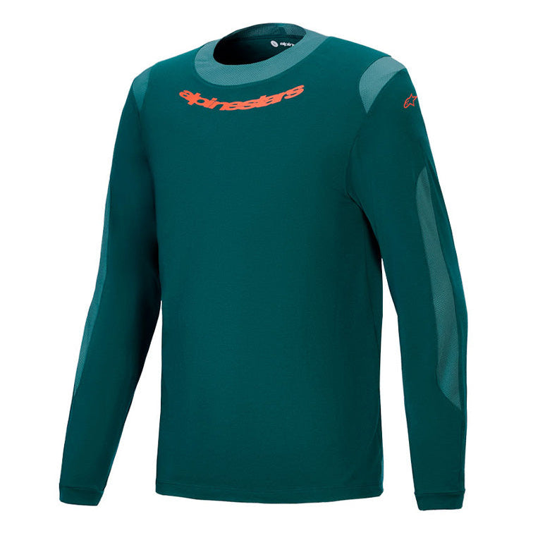 Jersey A-Dura Dri Wool Dark Pine - Manga Larga