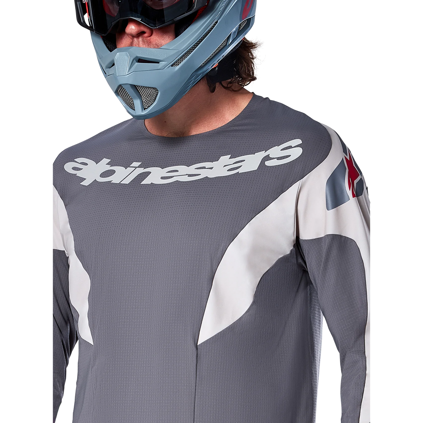 Jersey A-Supra Race Gris Oscuro Alpinestars