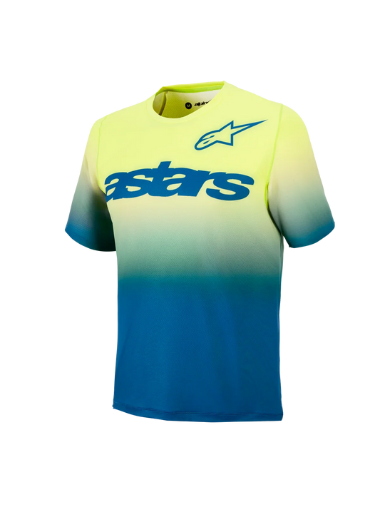 Jersey A-Dura Astars 2.0 para Nino Azul Amarillo Fluo - Manga Corta