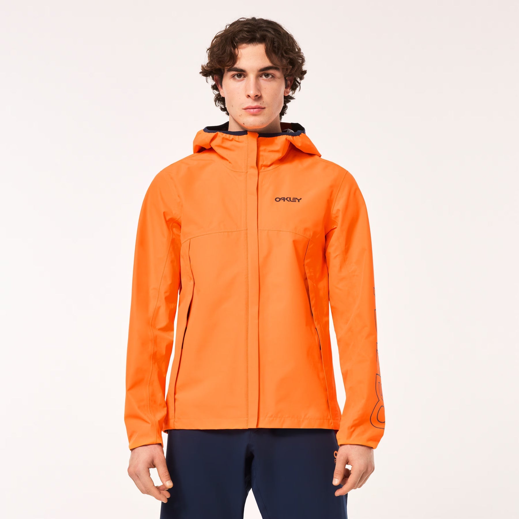 Chamarra Impermeable Oakley Elements Shell Neon Orange