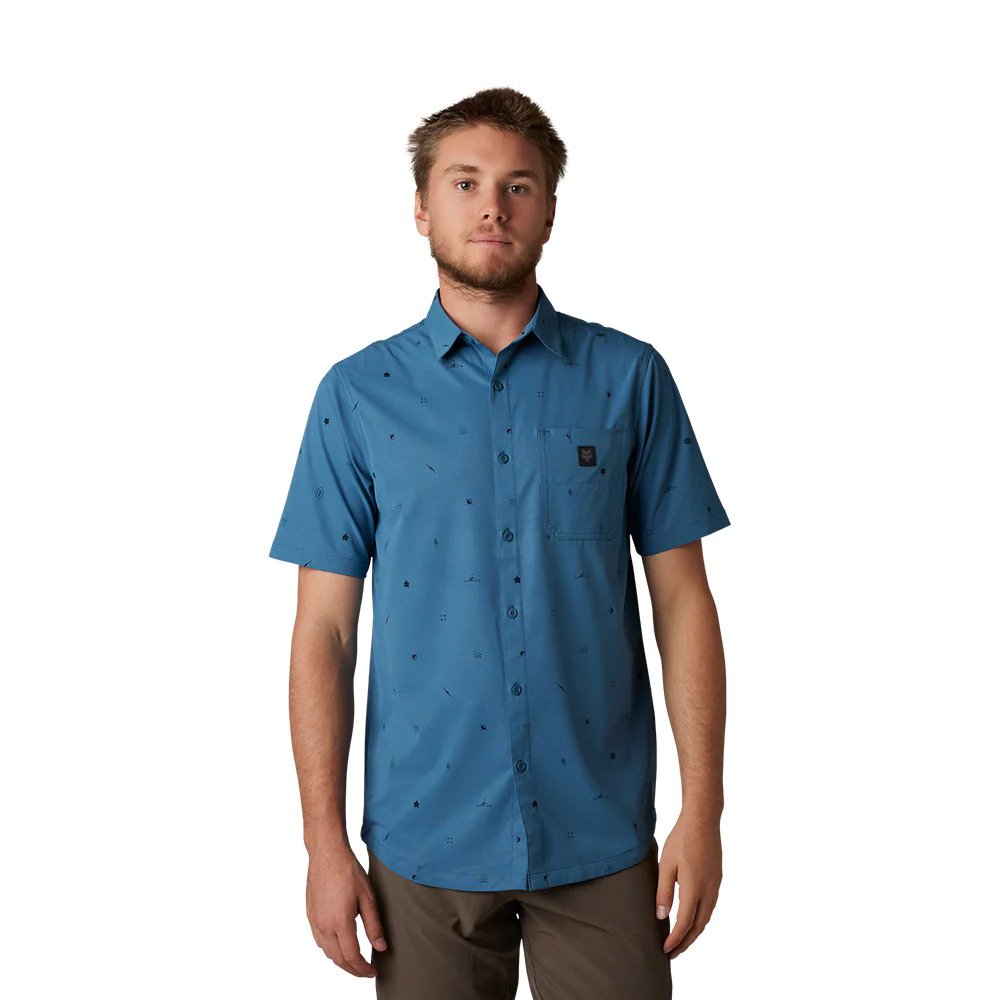 Camisa Fox Racing Ranger Woven Azul