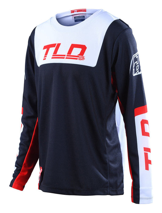 Jersey para niño Troy Lee Designs Gp Fractura Navy / Red