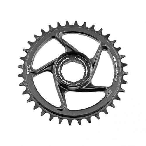 Plato e*thirteen E-Spec Direct Mount Chainring 38T Black Acero
