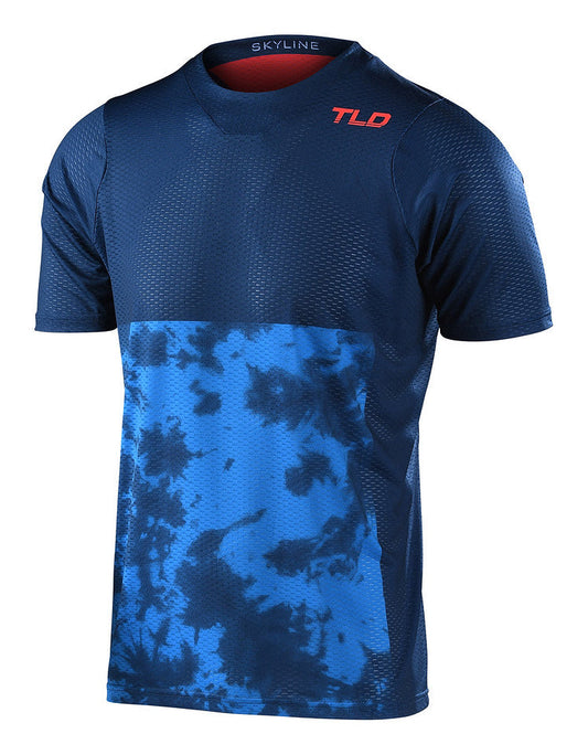 Jersey Troy Lee Designs Skyline Air Manga Corta Breaks Dark Slate Blue
