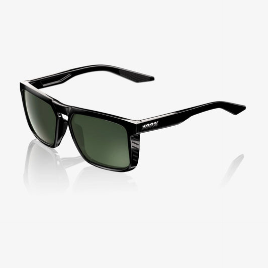 Lentes Lifestyle 100% Renshaw Polished Black Grey Green