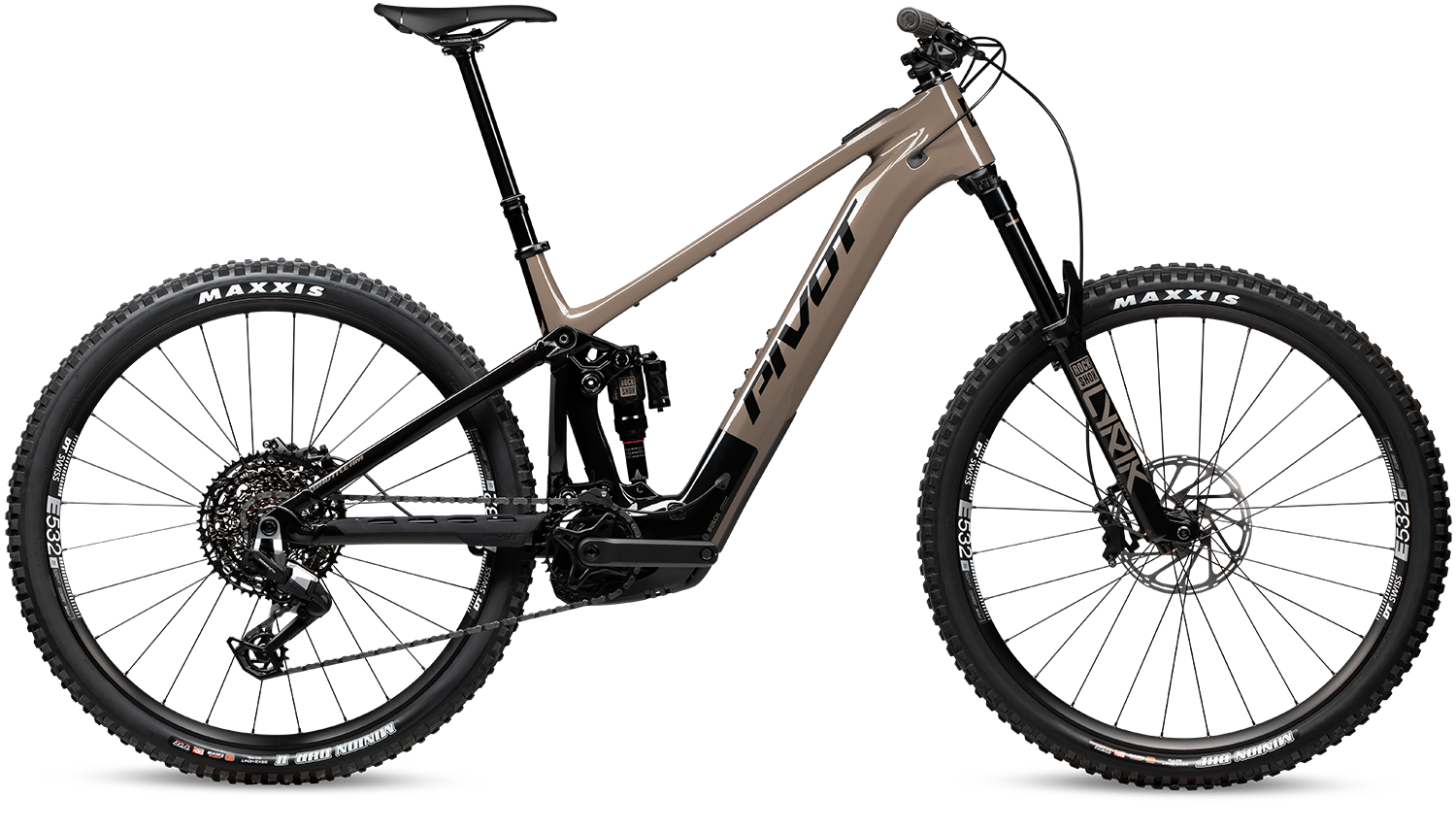 Pivot Shuttle Bosch AM Badlands Brown Ride Eagle 70/90