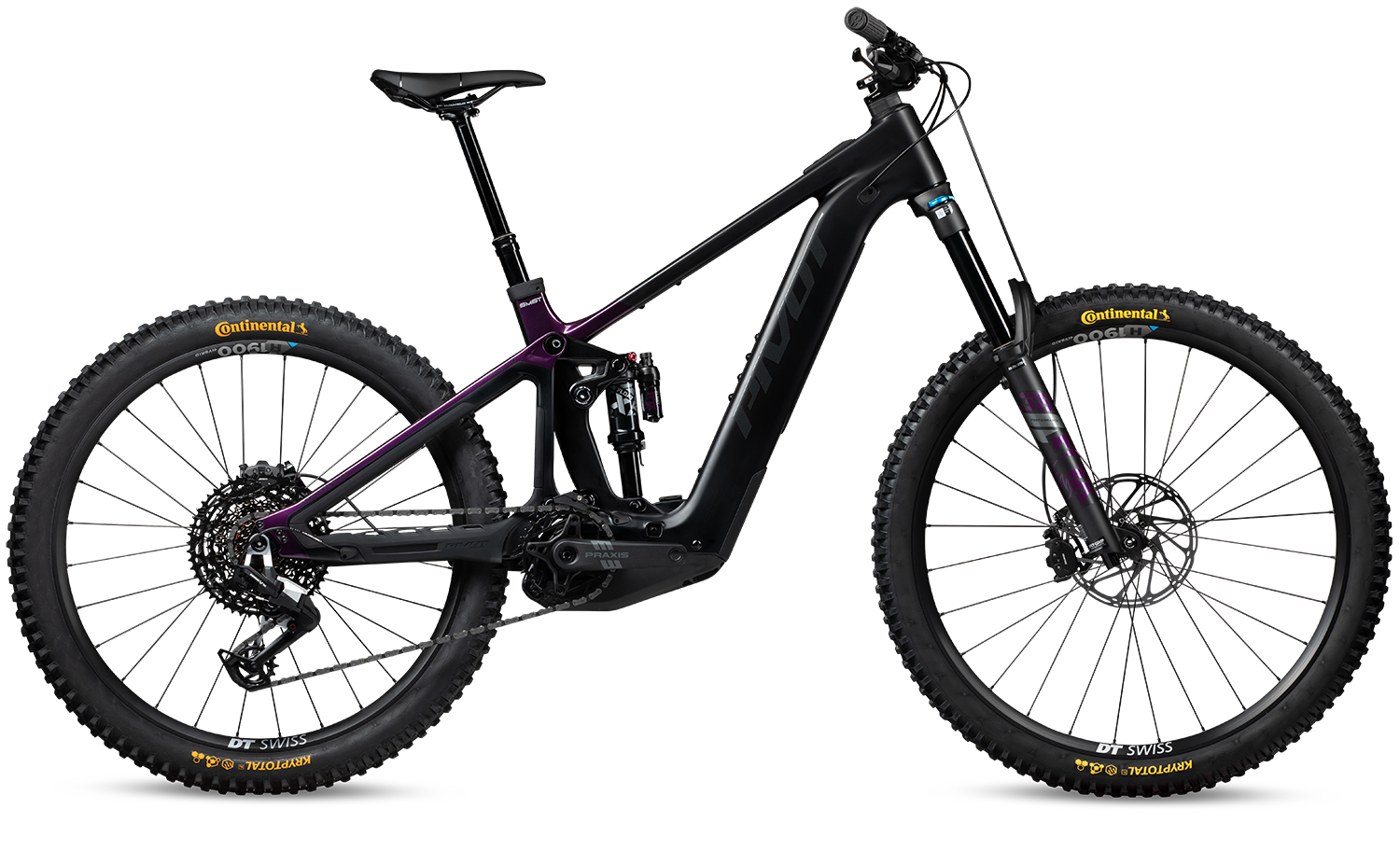 Pivot Shuttle Bosch LT Black Royal Purple Ride Eagle 70/90