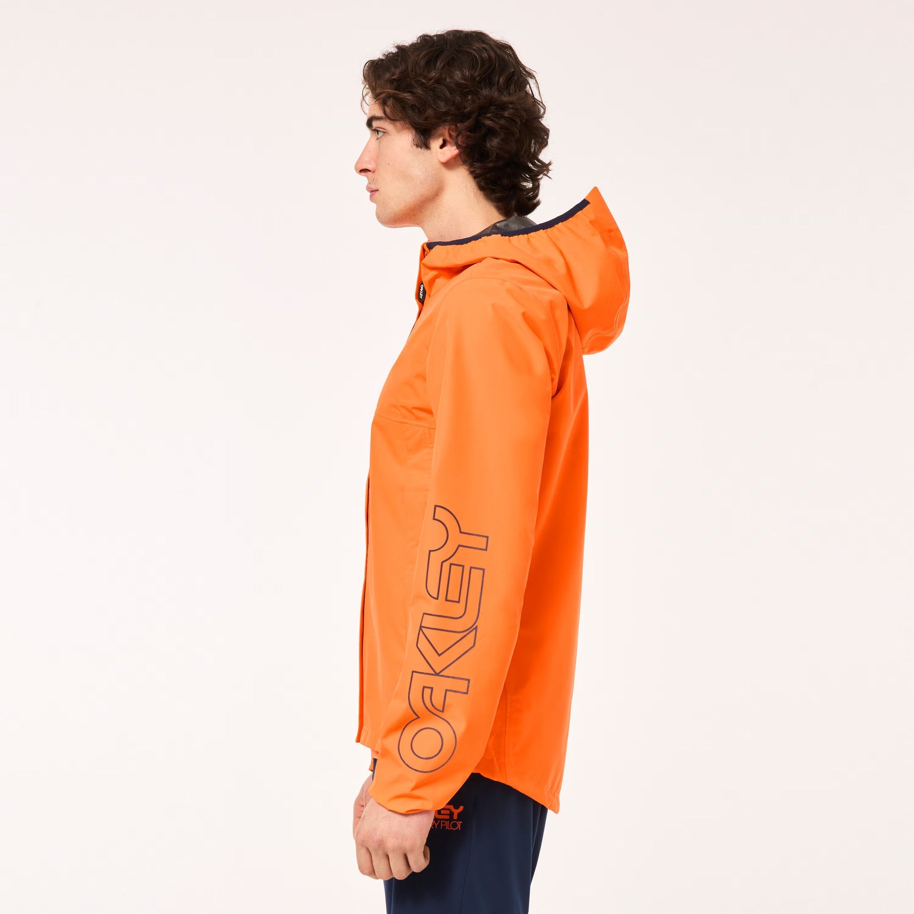 Chamarra Impermeable Oakley Elements Shell Neon Orange