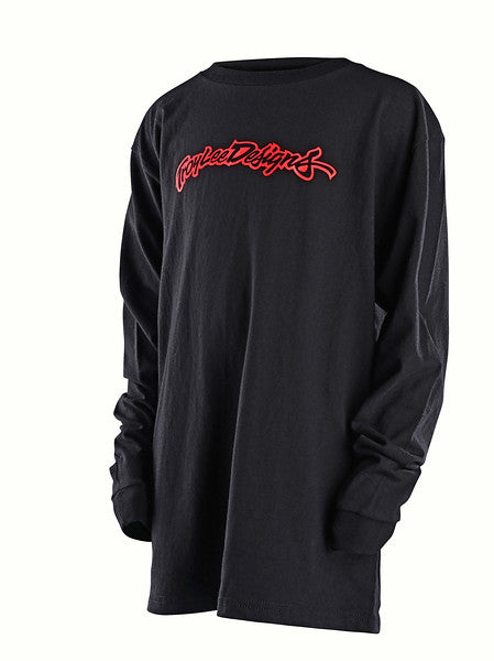 Playera para niño Troy Lee Designs History Manga Larga Black