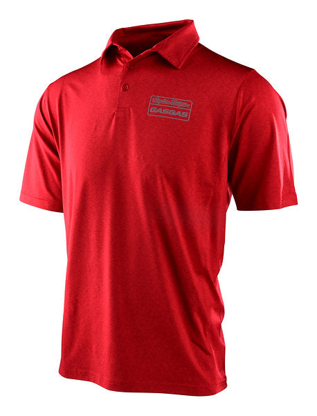 Camisa Polo Troy Lee Designs GasGas Team Core Red