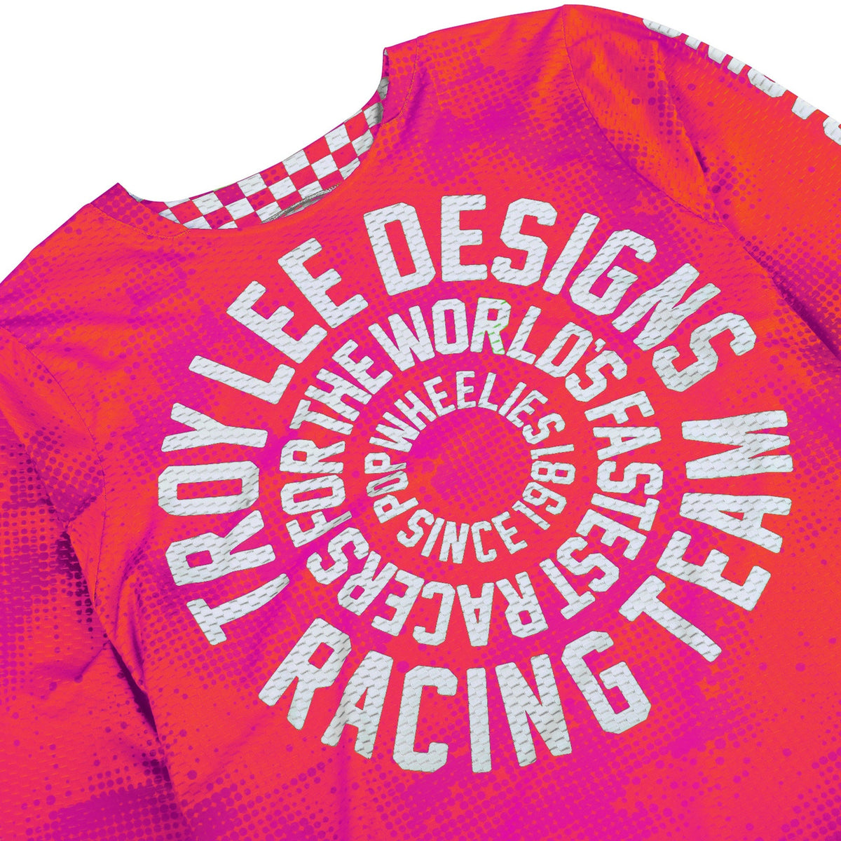Jersey Gp Pro Air para niño Troy Lee Designs Carlsbad 97 Orange Pink