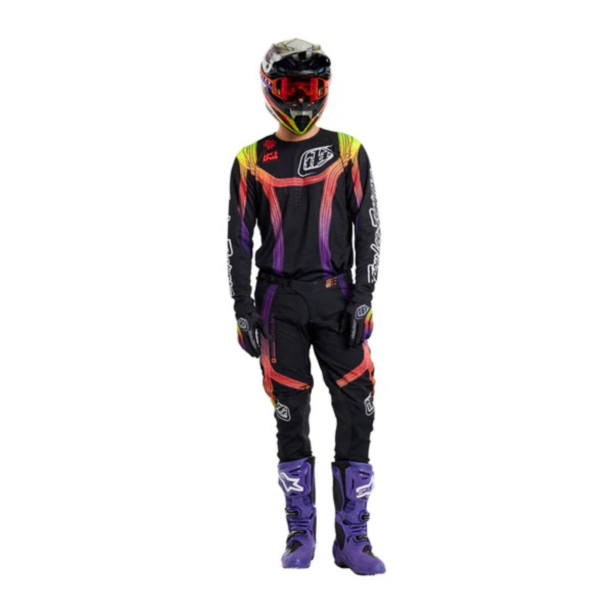 Jersey Troy Lee Designs SE Pro; Stripes Black / Multi